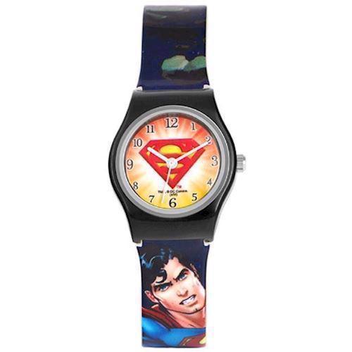 Image of Superman Sort plast Quartz Drenge ur fra AM:PM, S53300-817